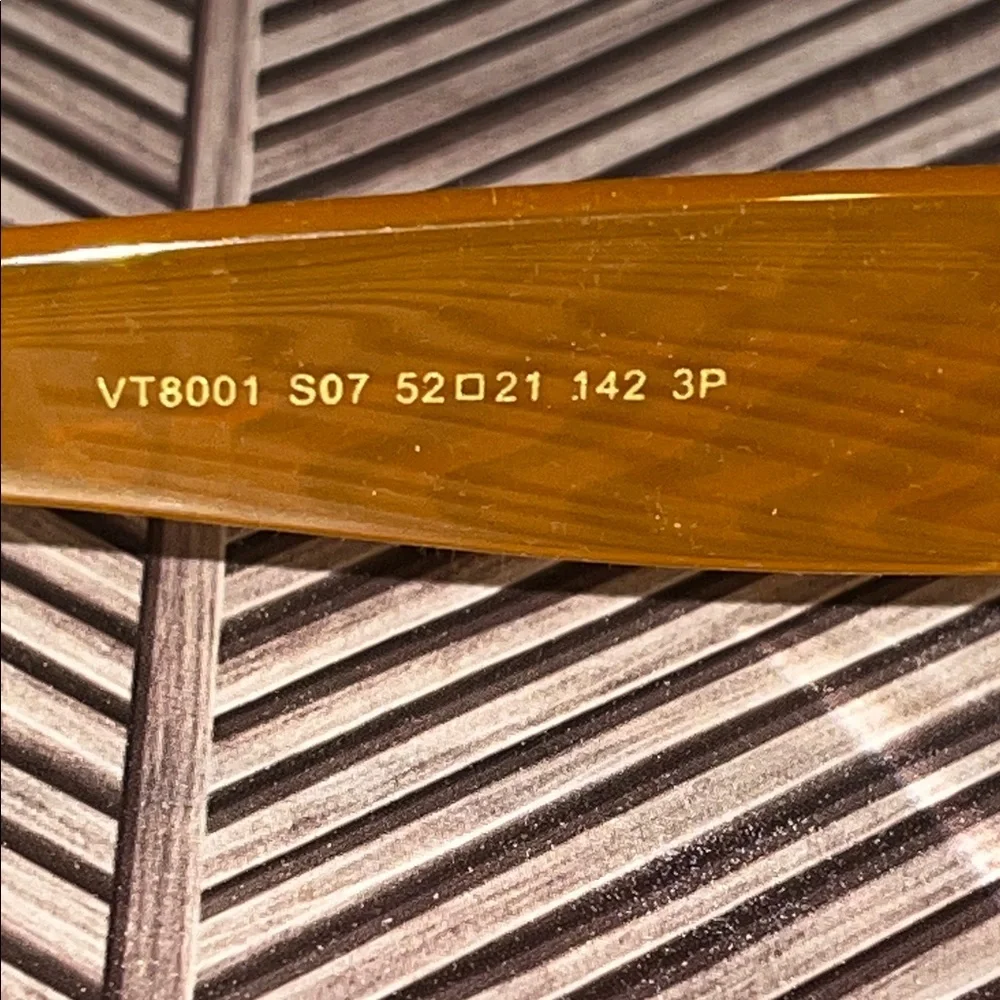 Veda Tinda rectangular orange gradient lens Sunglasses